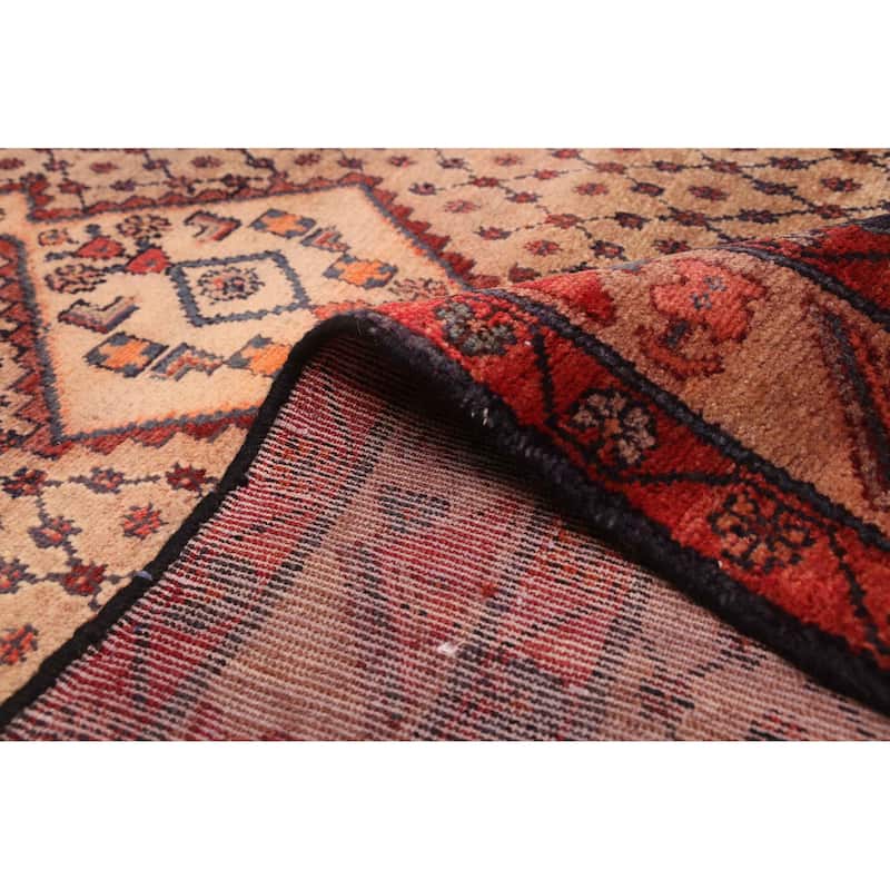 ECARPETGALLERY Hand-knotted Andelz Brown Wool Rug - 3'9 x 9'2