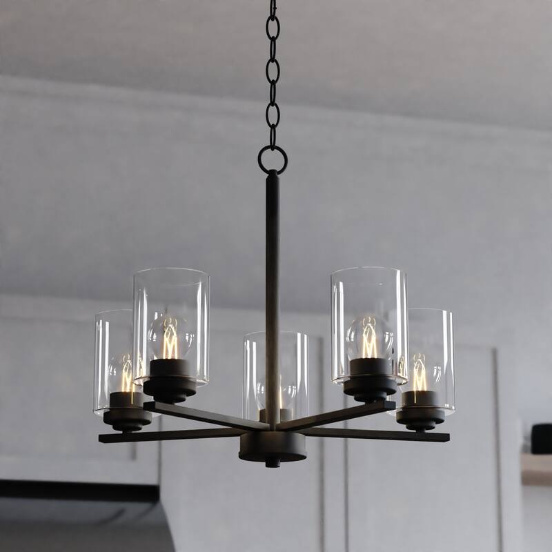Vaxcel Lighting H0313 Park Ridge 5 Light 21" Wide Chandelier