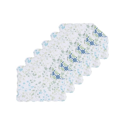 Olivia Quilted Placemat Set 6