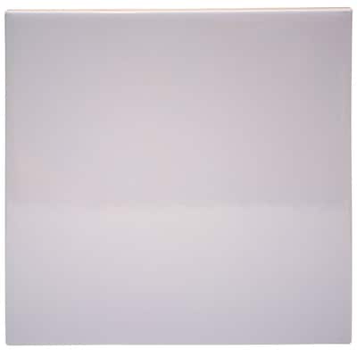 Nashville 6x6 White Ice Matte Marble Look Ceramic Tile - Wall, Backsplash