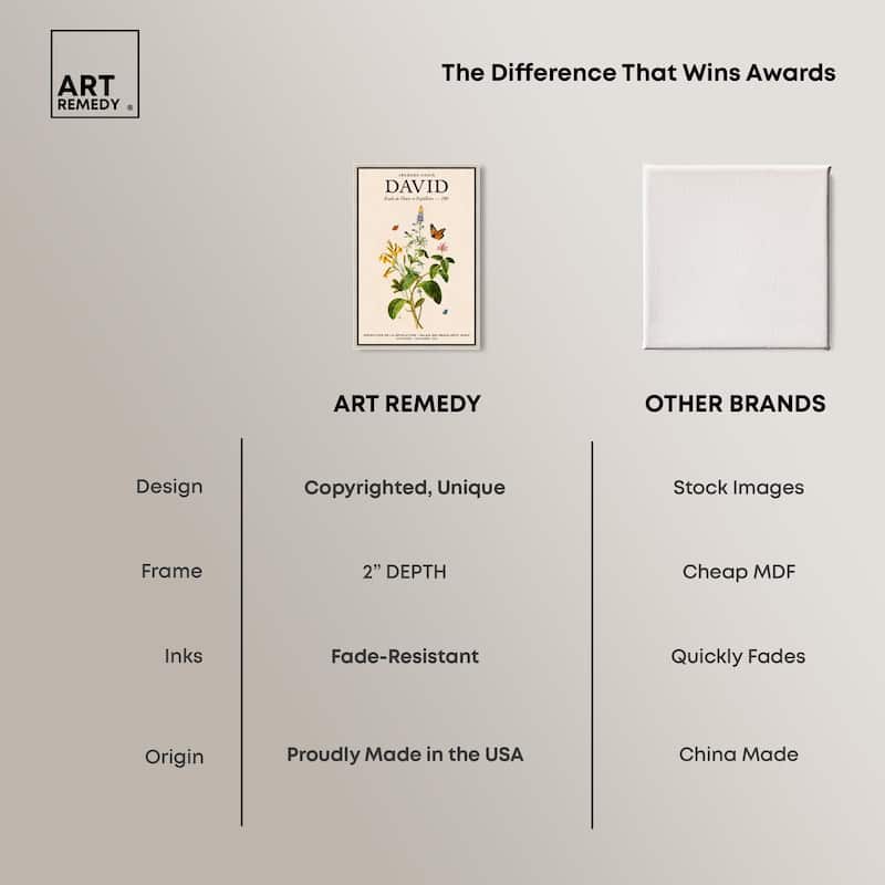 David's Delicate Flowers Canvas by Art Remedy
