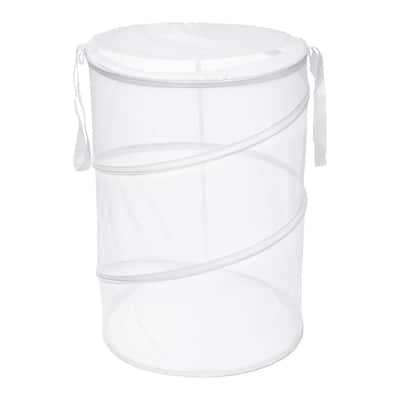 Mesh Laundry Hamper, Foldable Laundry Basket for Washing Storage - 46*46*66cm