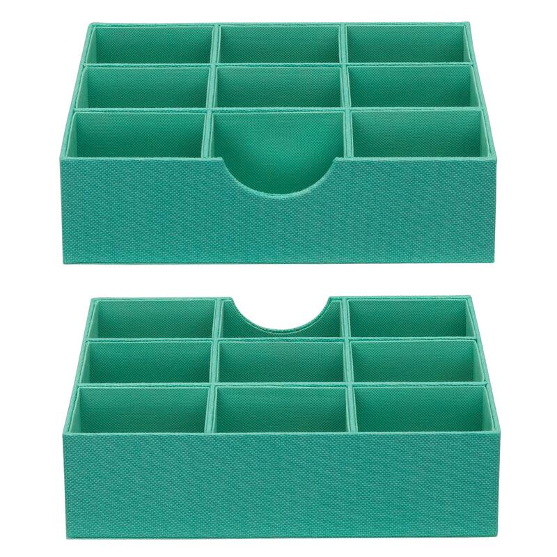 Household Essentials 9-Compartment Drawer Organizers