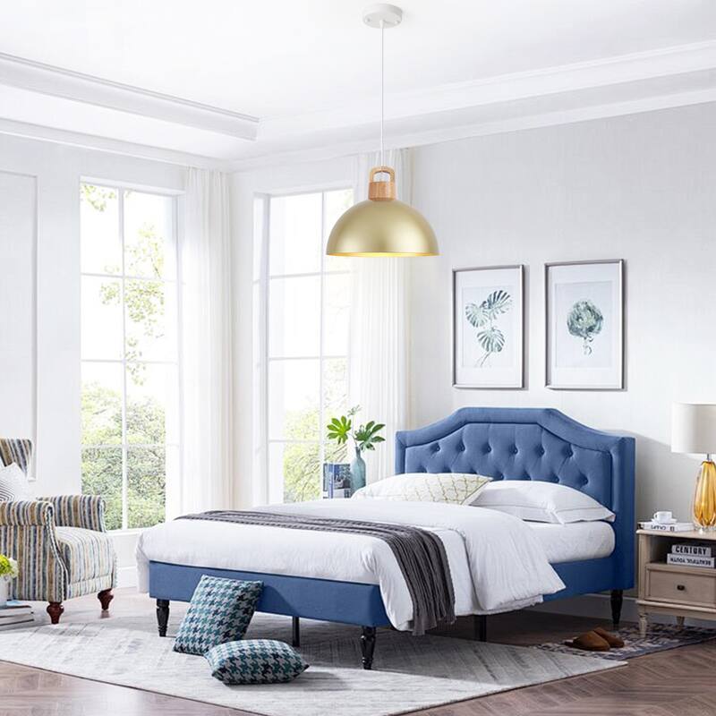 1-Light Rustic Hanging Pendant Light with Metal Shaded for Kitchen Island