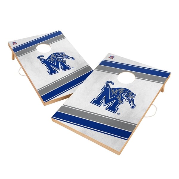 slide 2 of 5, Memphis Tigers 2x4 Tailgate Cornhole Boards Include Carrying Case