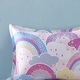 preview thumbnail 15 of 20, Lucy Printed Rainbow Cotton Reversible Comforter Set by Urban Habitat Kids