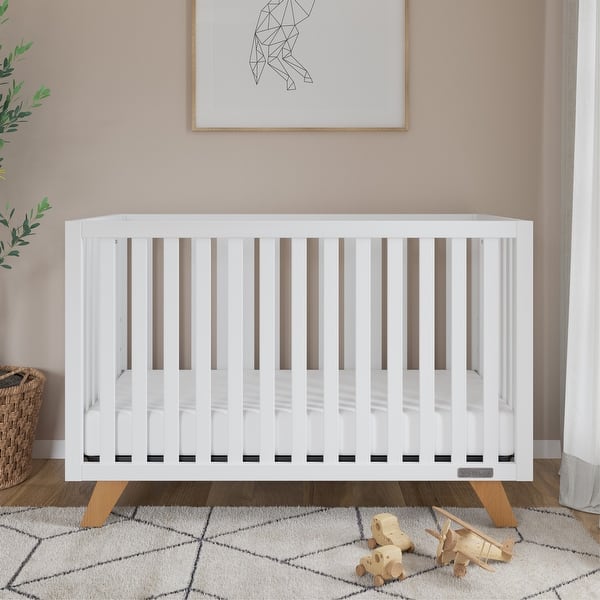 slide 2 of 17, Child Craft Soho 4-in-1 Convertible Crib White/Natural
