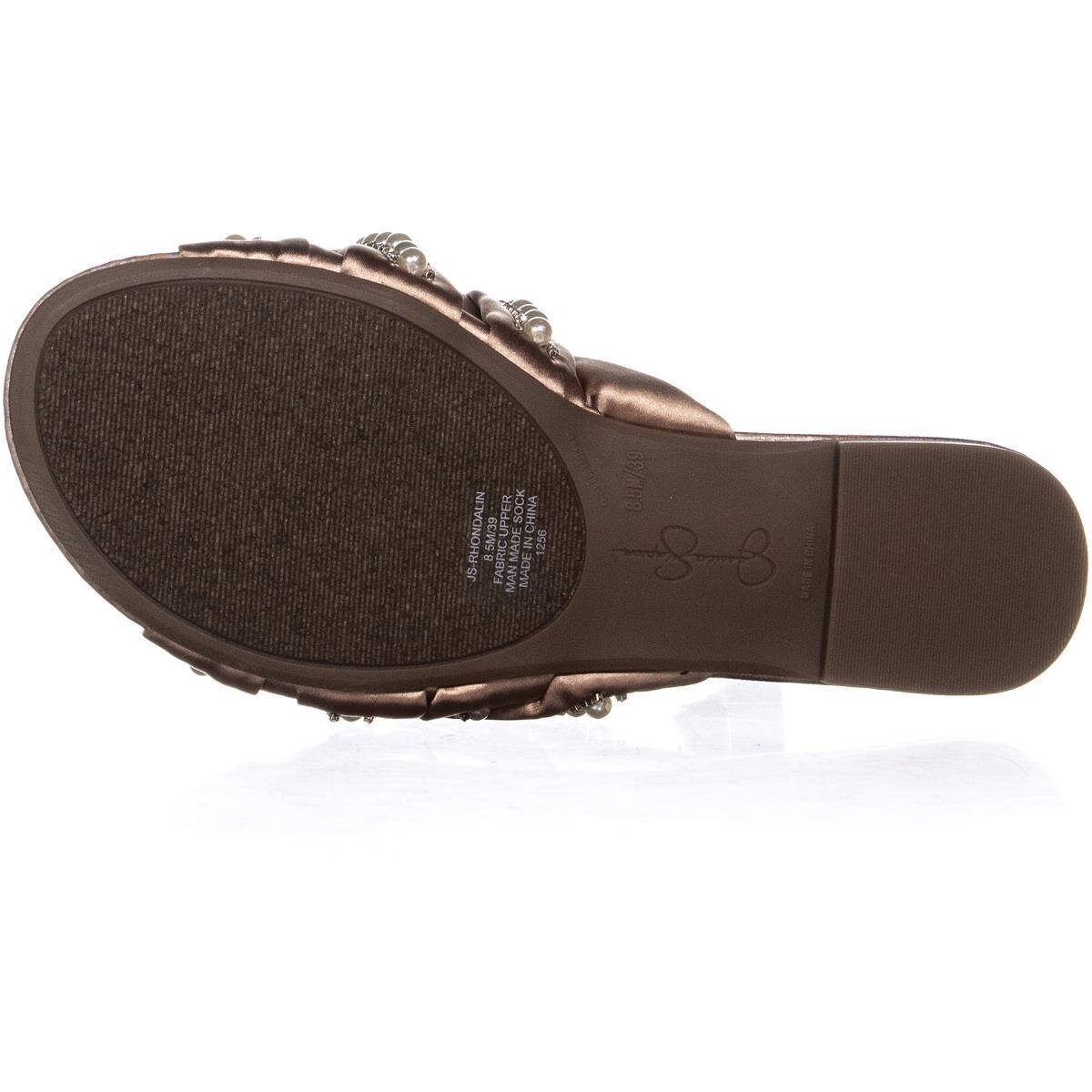 jessica simpson rhondalin beaded slides