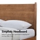 preview thumbnail 5 of 13, Furniture of America Beau Midcentury 3-Piece Walnut Wood Platform Bedroom Set