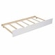 preview thumbnail 18 of 18, Twin over Full Bunk Bed with Ladder, Trundle, and Guardrail, Grey