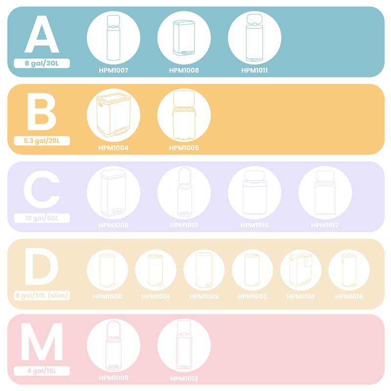 happimess Roland Step-Open Trash Can