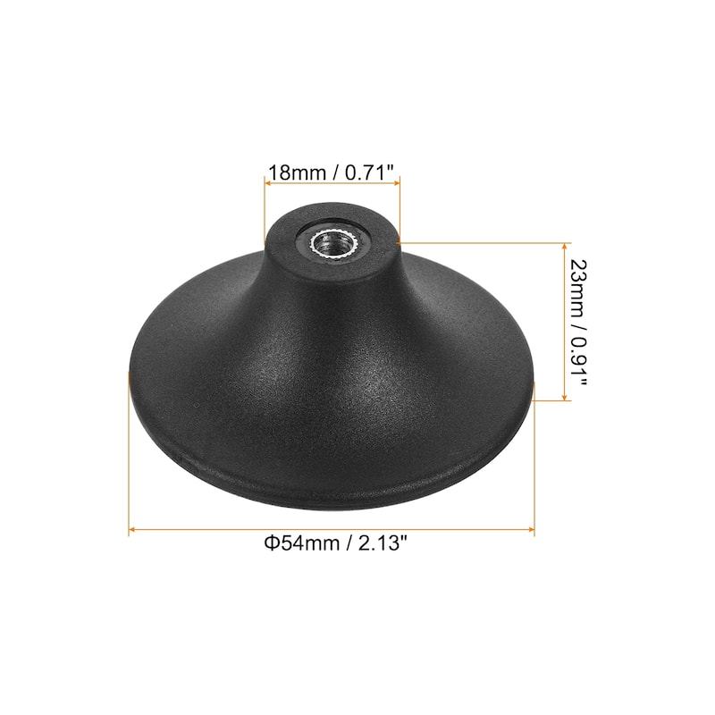 Universal Pot Lid Top Replacement Knob Heat Resistant Lid Handles - Black - 4pcs