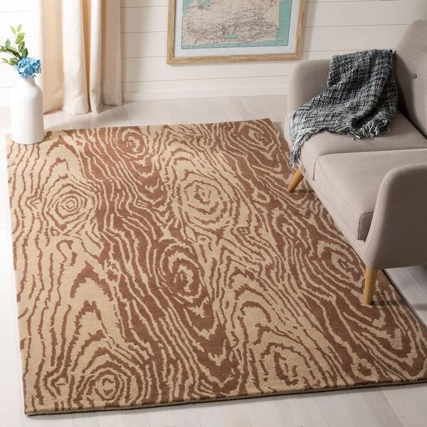 Download Martha Stewart By Safavieh Handmade Layered Faux Bois Wool Rug On Sale Overstock 15441326