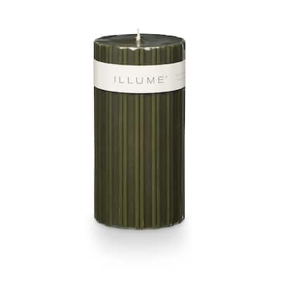 ILLUME Noble Holiday Unfragranced Pillar Candle