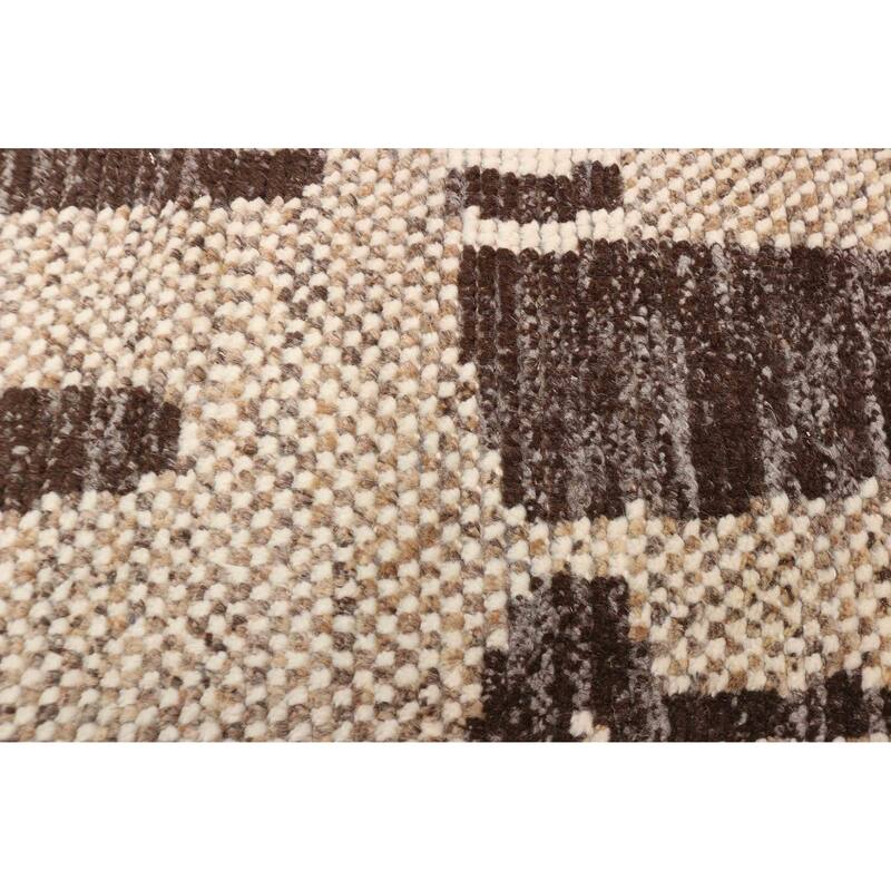 ECARPETGALLERY Hand-knotted Tangier Tan Wool Rug - 8'5 x 9'11