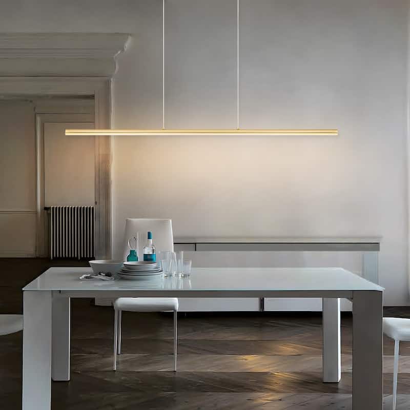 OYIPRO Kitchen Island Pendant Lighting Integrated LED Linear Light Fixture