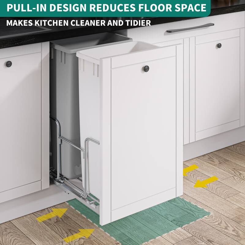 Moasis 41L Pull Out Kitchen Waste Containers On Sale Bed Bath