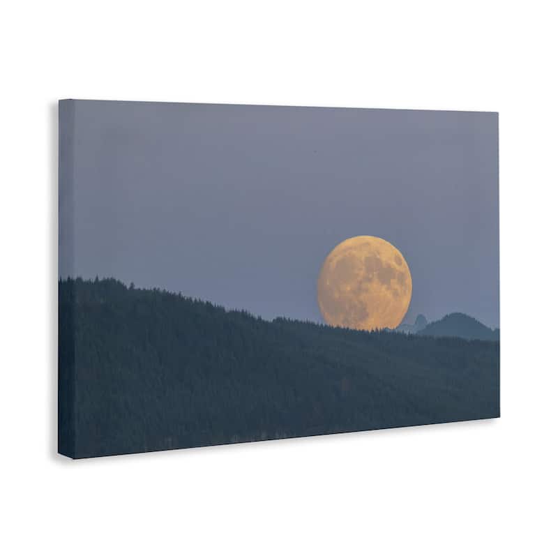 Stupell Majestic Moonrise Landscape Canvas Wall Art Design By Nancy Crowell