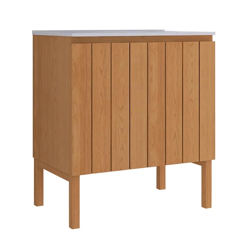 30" Freestanding Bathroom Vanity with White Ceramic Sink - 29.92'' x 18.31'' x 33.46''