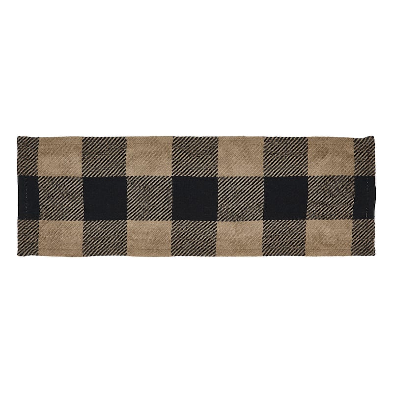 Black Check Runner 12x36