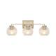 Option Brushed Champagne Bronze / Ribbed Clear Glass