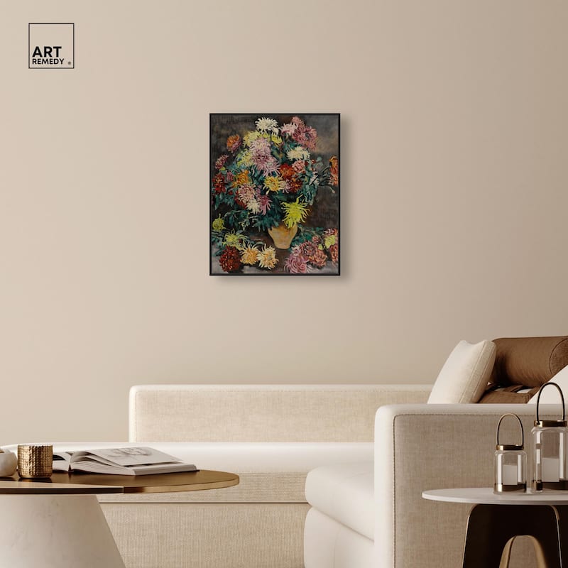 Louis Valtat Dahlias Canvas by Art Remedy