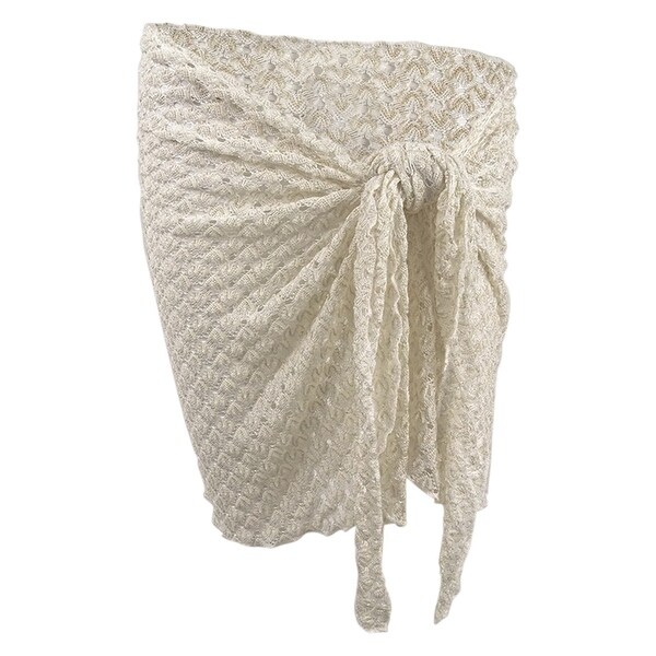 gold sarong skirt