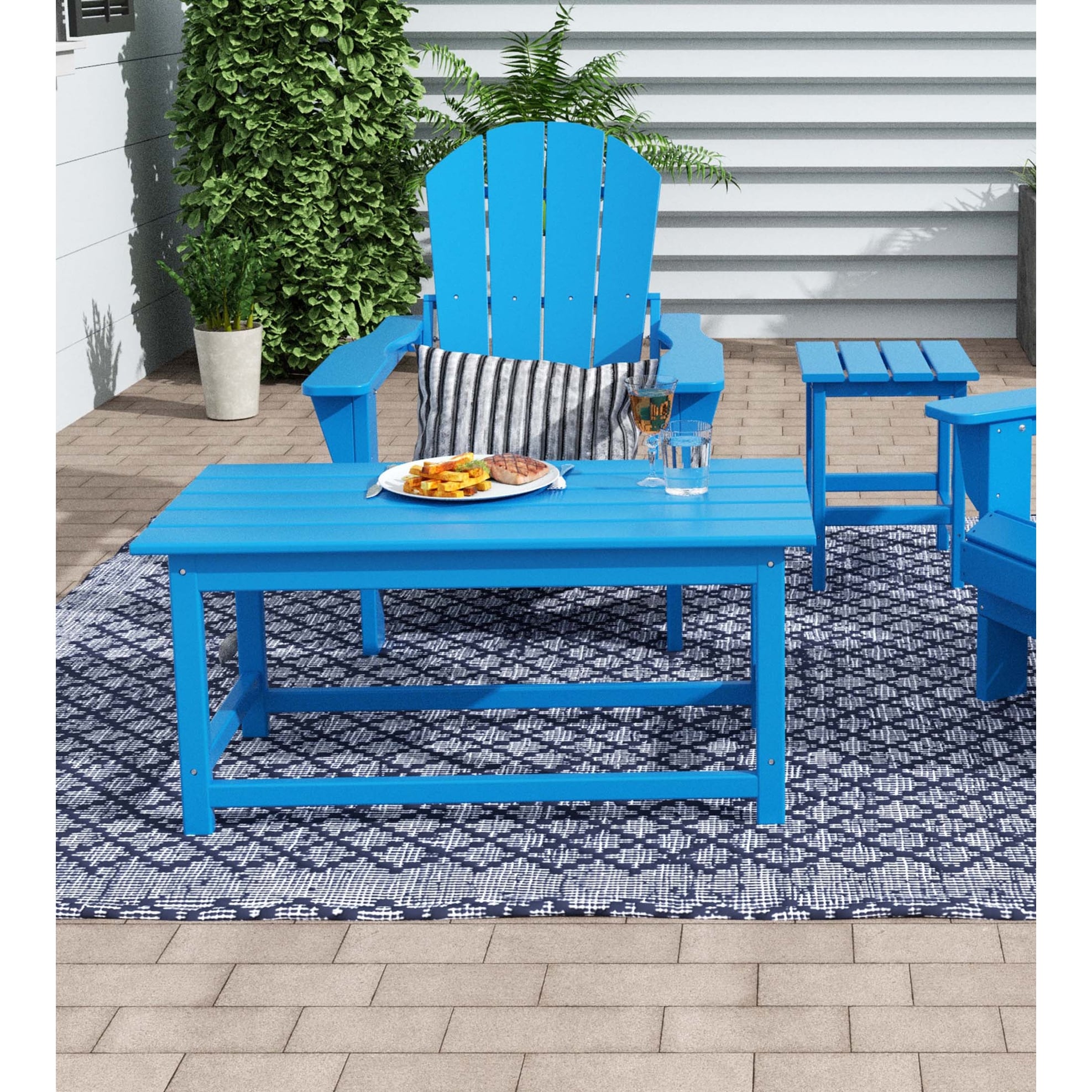 Outdoor coffee table 2025 chairs