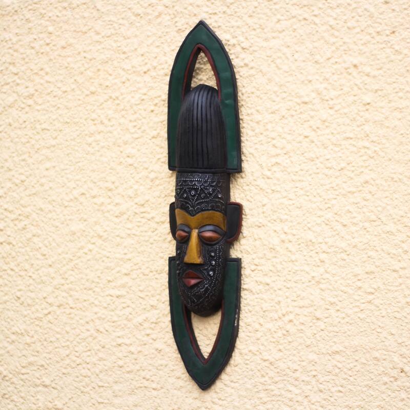 Novica Handmade North And South African Wood Mask