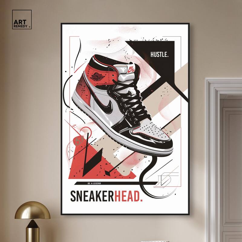 Stylish Sneakerhead Canvas by Art Remedy