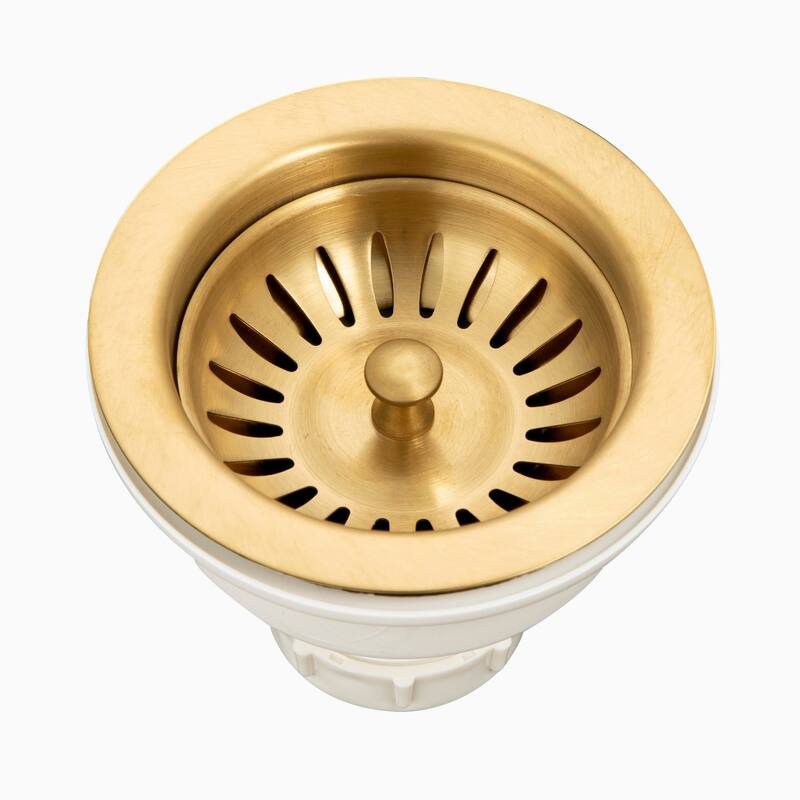 Houzer Preferra 3-1/2" Stainless Steel Basket Strainer - Antique Copper