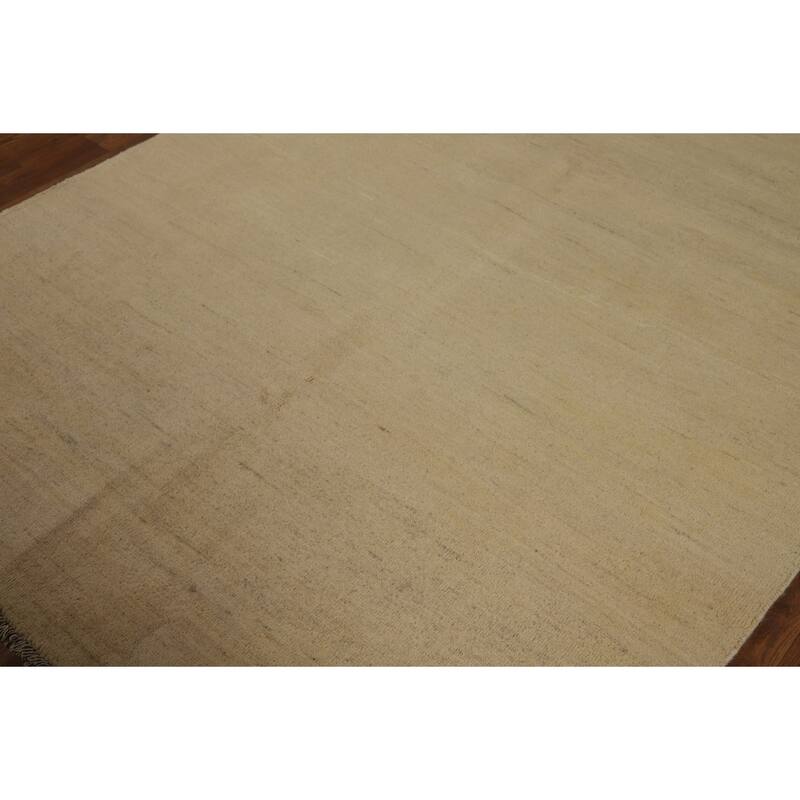 Modern Gabbeh Oriental Area Rug Handmade Bedroom Wool Carpet - 5'0" x 6'8"