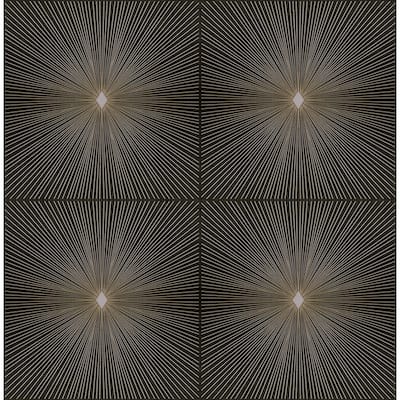 Seabrook Designs Melrose Starburst Unpasted Wallpaper