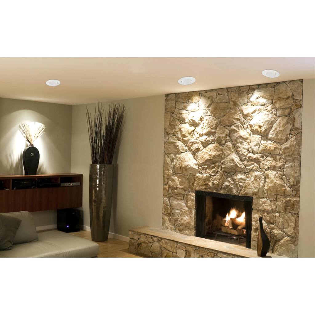 Westinghouse 80-Watt Equivalent 6-in. Warm White Light Sloped Recessed LED Downlight Dimmable Light Bulb - 6-Inch