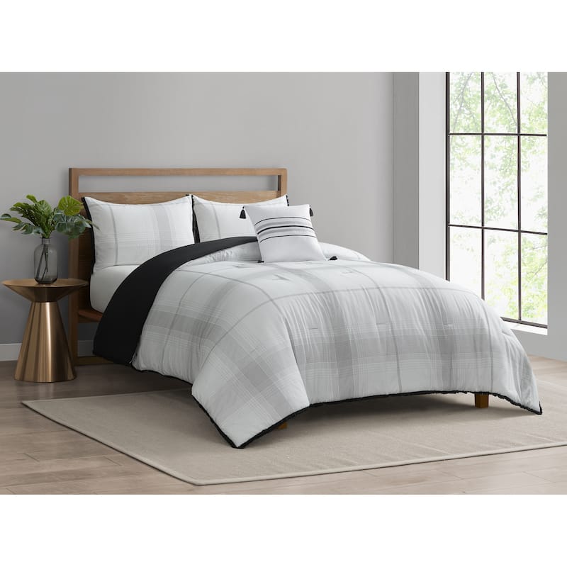 Hannah 4 Piece Reversible Comforter Set