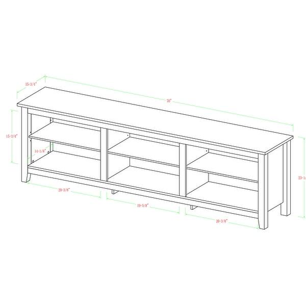 Open Storage TV Stand for TVs up to 80