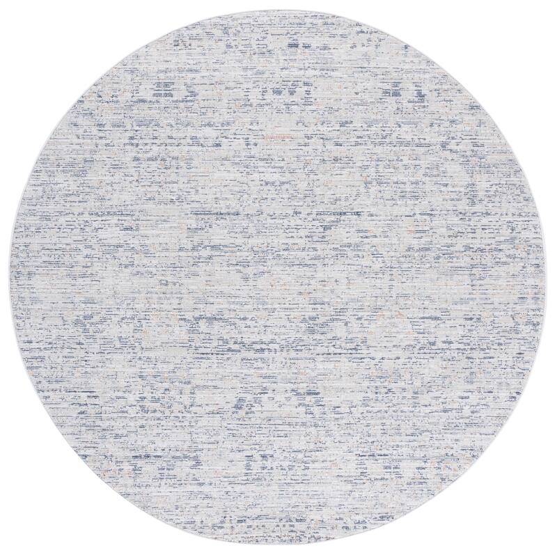SAFAVIEH Hunter Vernita Transitional Rug - 6'7" Round - Ivory/Dark Grey/Sage