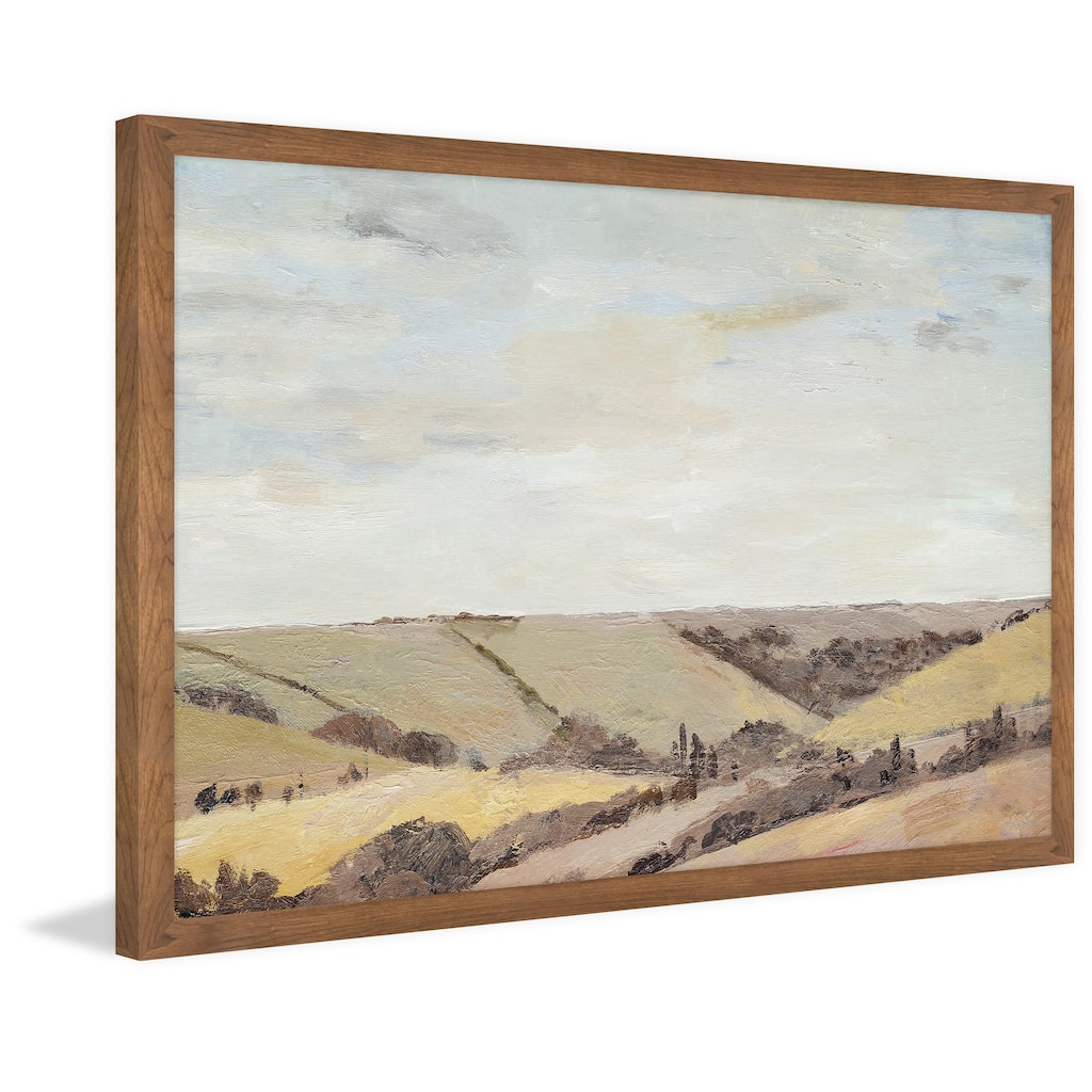 Valley Below Framed Print