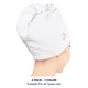 preview thumbnail 8 of 86, American Soft Linen 100% Cotton Hair Drying Towels for Women, Cotton Hair Turban Turkish Towel Wrap, Head Towel Cap for Hairs