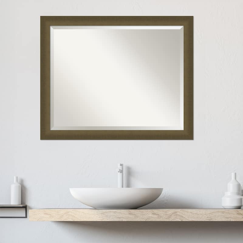 Blaine Narrow Beveled Framed Bathroom Vanity Wall Mirror