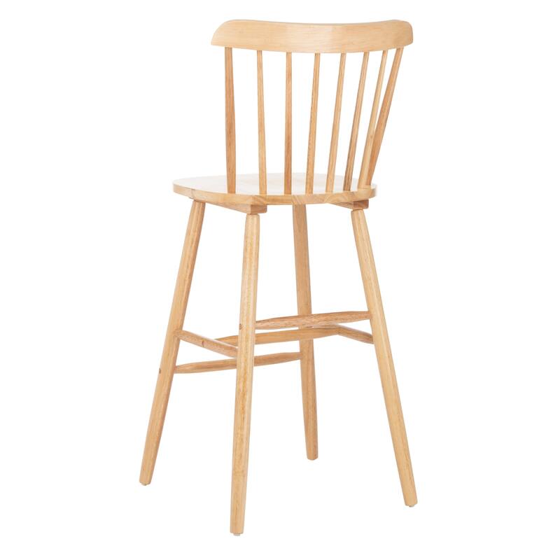 SAFAVIEH Aida 30-inch Spindle Farmhouse Bar Stool (Set of 2) - 19.9" x 19.8" x 38" - 20"W x 20"D x 43"H