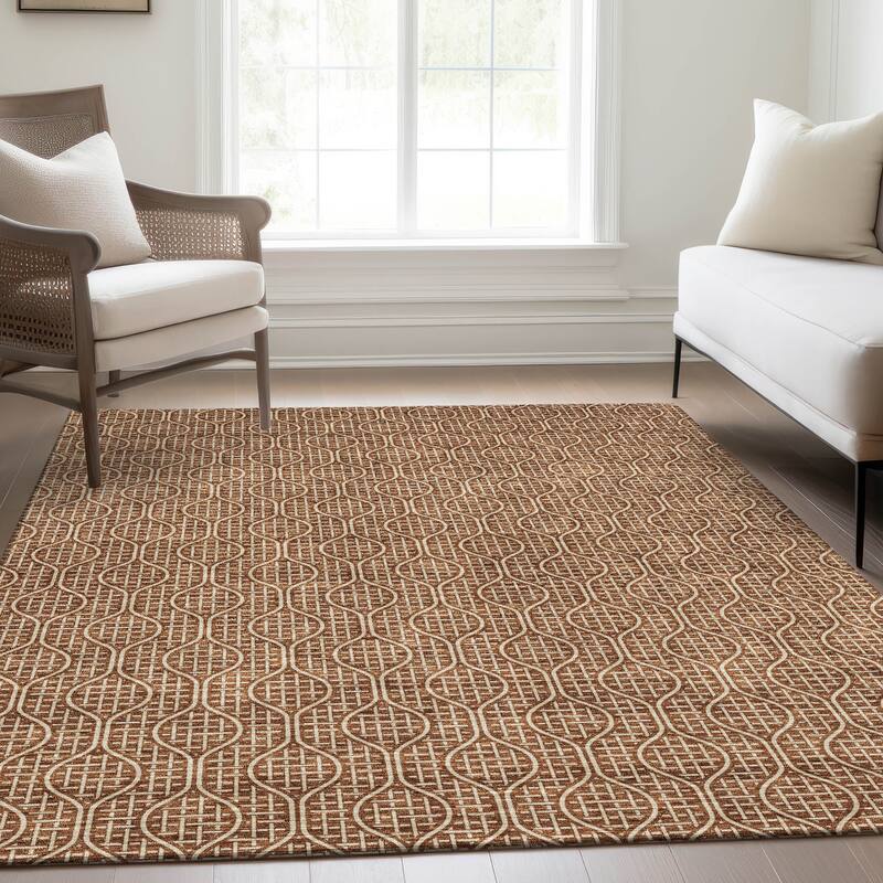 Premium Washable Super Soft Modern Teardrop Mayfield Rug