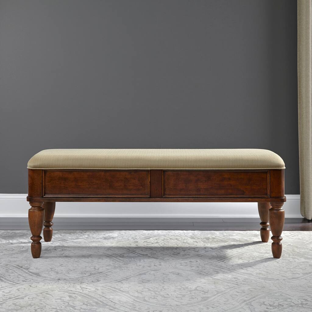 Rustic Traditions Rustic Cherry Bed Bench - Overstock - 21525473