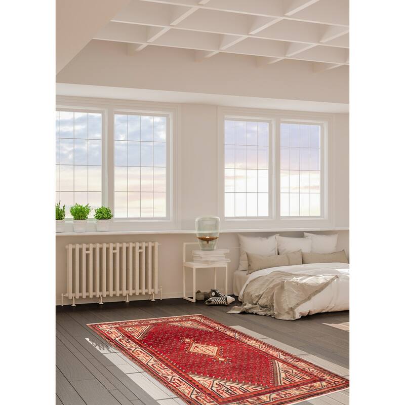 ECARPETGALLERY Hand-knotted Andelz Copper Wool Rug - 3'5 x 5'2
