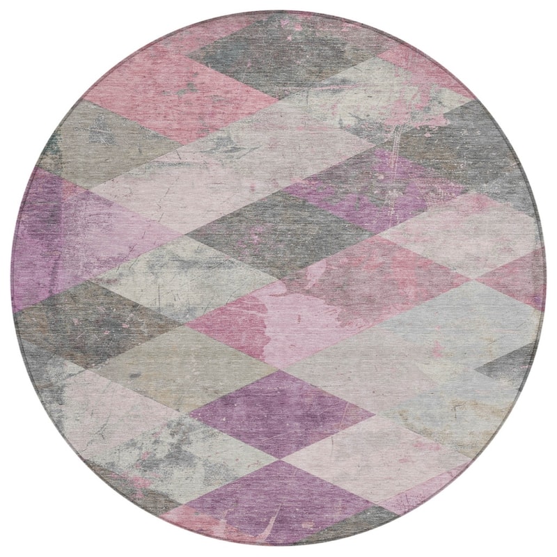 HomeRoots Geometric Transitional Rectangle Outdoor Rug