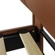 preview thumbnail 9 of 19, Calka Luxury Upholstered PU Leather Bed by Christopher Knight Home