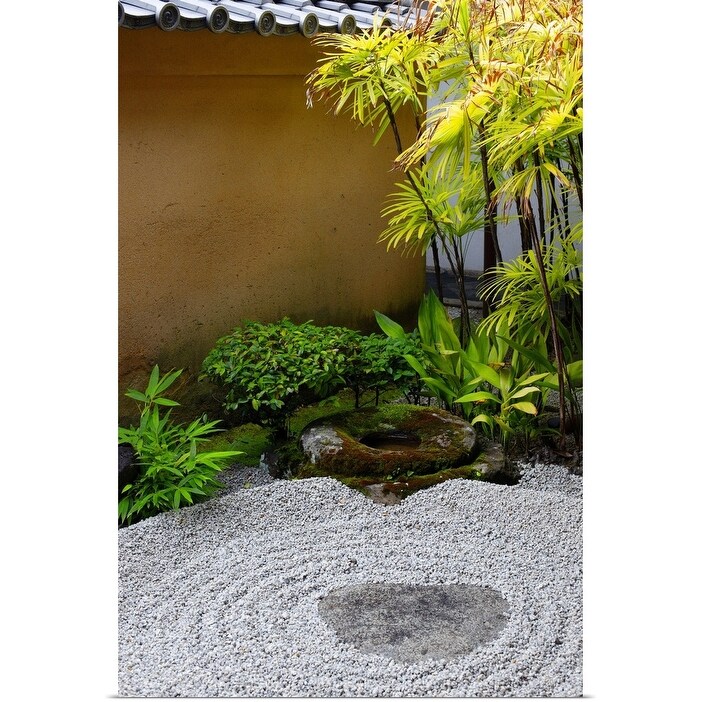 Shop Small Zen Garden Ryogen In Poster Print Overstock 16492084