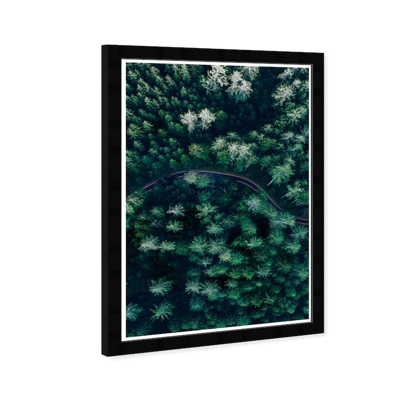 Wynwood Studio Prints Nature and Landscape Breathe in The Forest Green and Scandinavian Wall Art Canvas Print
