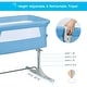 preview thumbnail 31 of 39, Travel Portable Baby Bed Side Sleeper Bassinet Crib with Carrying Bag - 38" x 19.5"-27.5" x 26.5"-34" (L x W x H)
