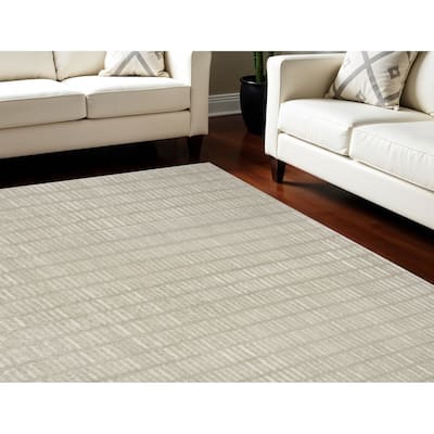 Gaqu Power Loomed Geometric Modern Stain Resistant Area Rug By HomeRoots